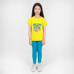 Aloha Yellow Girls T-Shirt