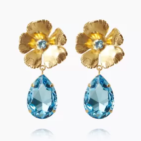 Anemone Perfect Earrings / Aquamarine