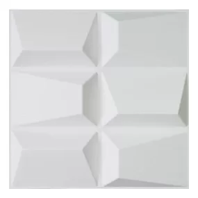 Art3d Decorative PVC Wall Panels, 32 Square Feet, 3D Rectangle