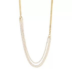 Blink Gold Plated Crystal Necklace