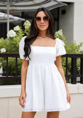 Breezy Approach White Eyelet Romper