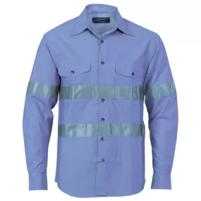 Cotton Chambray Shirt with Tape