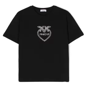 Crystal Embellished Logo T-shirt