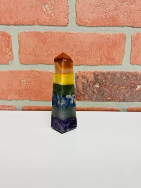 Crystal Tower - 7 Chakra Bonded