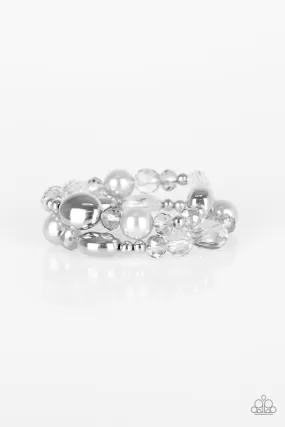 Downtown Dazzle Silver Bracelet Set - Paparazzi Accessories