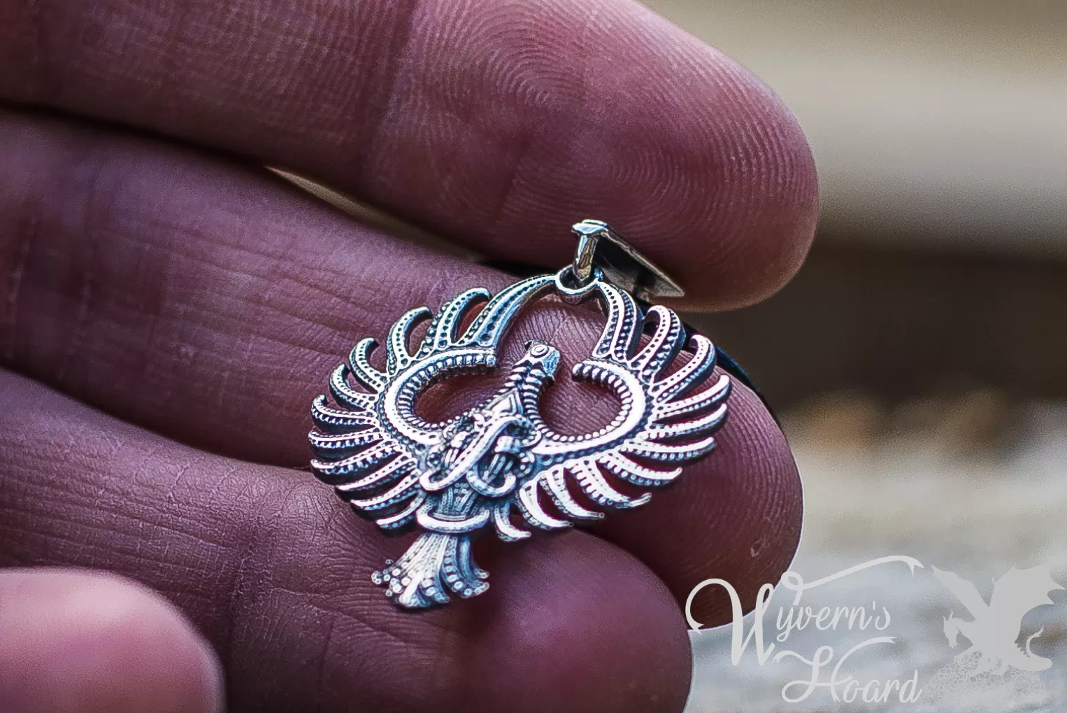 Fire Phoenix Necklace