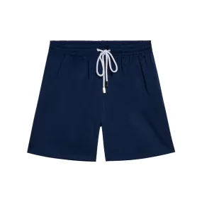 The Smooth Sailor - Navy Swim Trunks