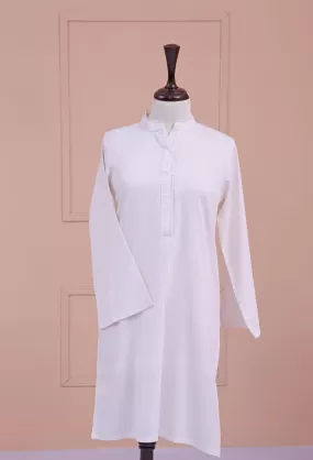 White Casual Kurta