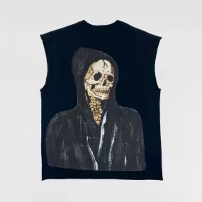 Yeezus 2015 Unreleased F&F Hooded Reaper Cut Off Tee